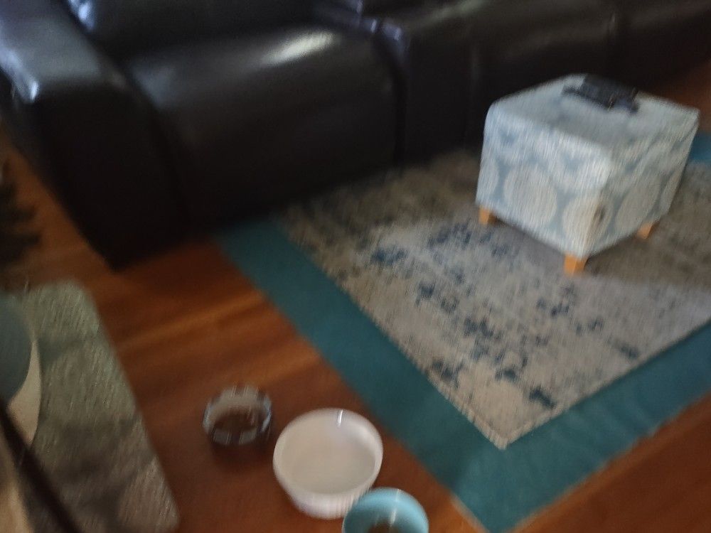 Leather Dark Brown Electric Reclining Couch