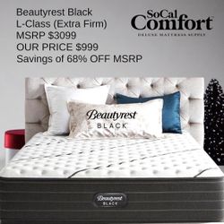 BeautyRest Black L-Class Extra Firm ❗️Mattress Sale❗️