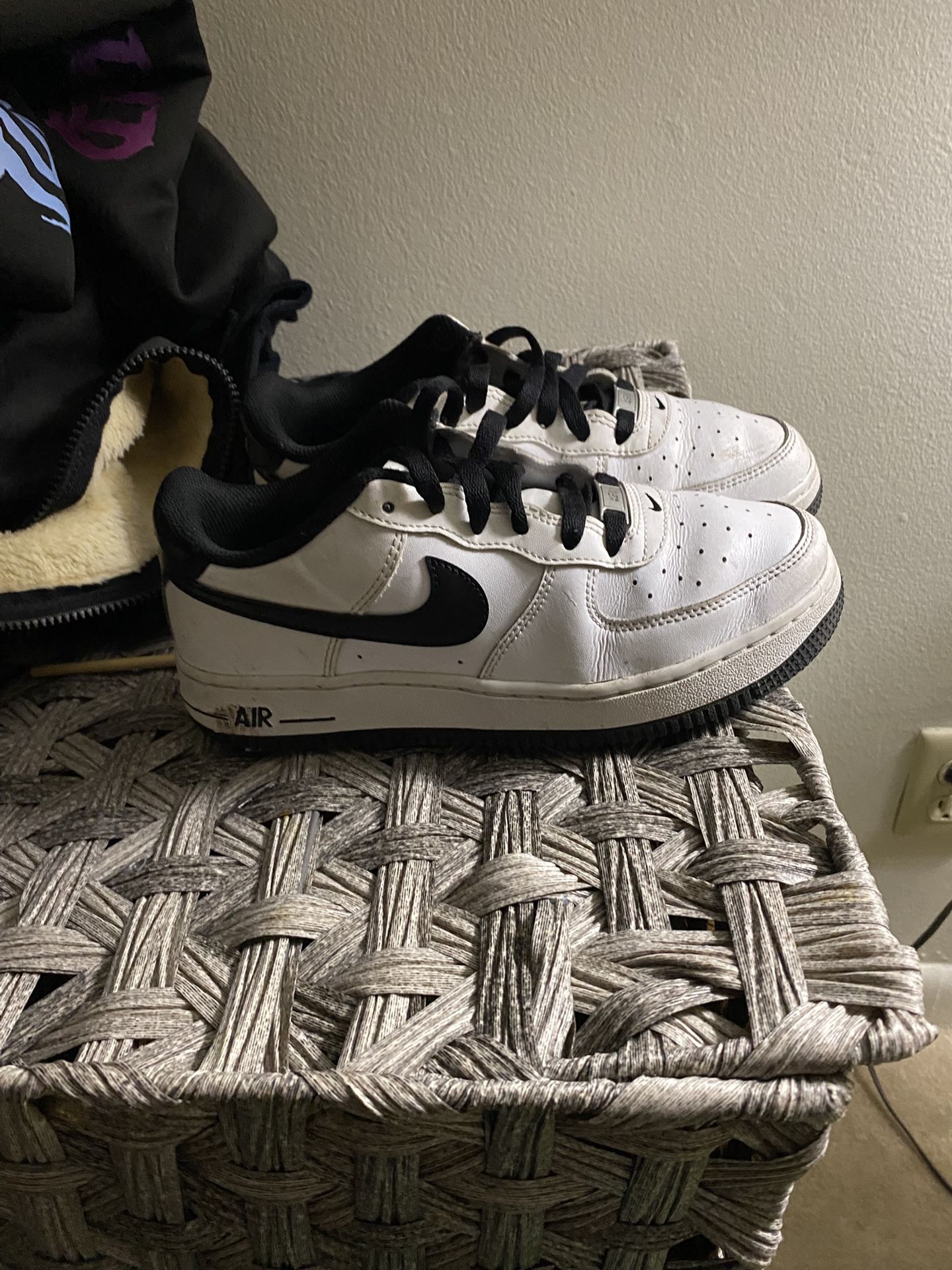 Black And White Af1s Sz 5.5