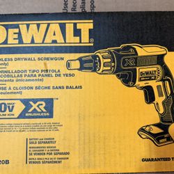 Dewalt XR 20V Max Lithuim-Ion Cordless Bruahlesss Screw Gun
