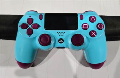 PS4 Berry Blue Controller.