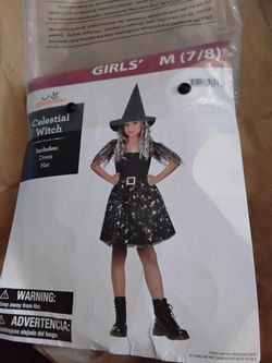 Girls witch costume