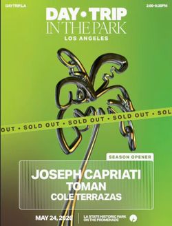 JOSEPH CAPRIATI DAYTRIP IN THE PARK MAY 24