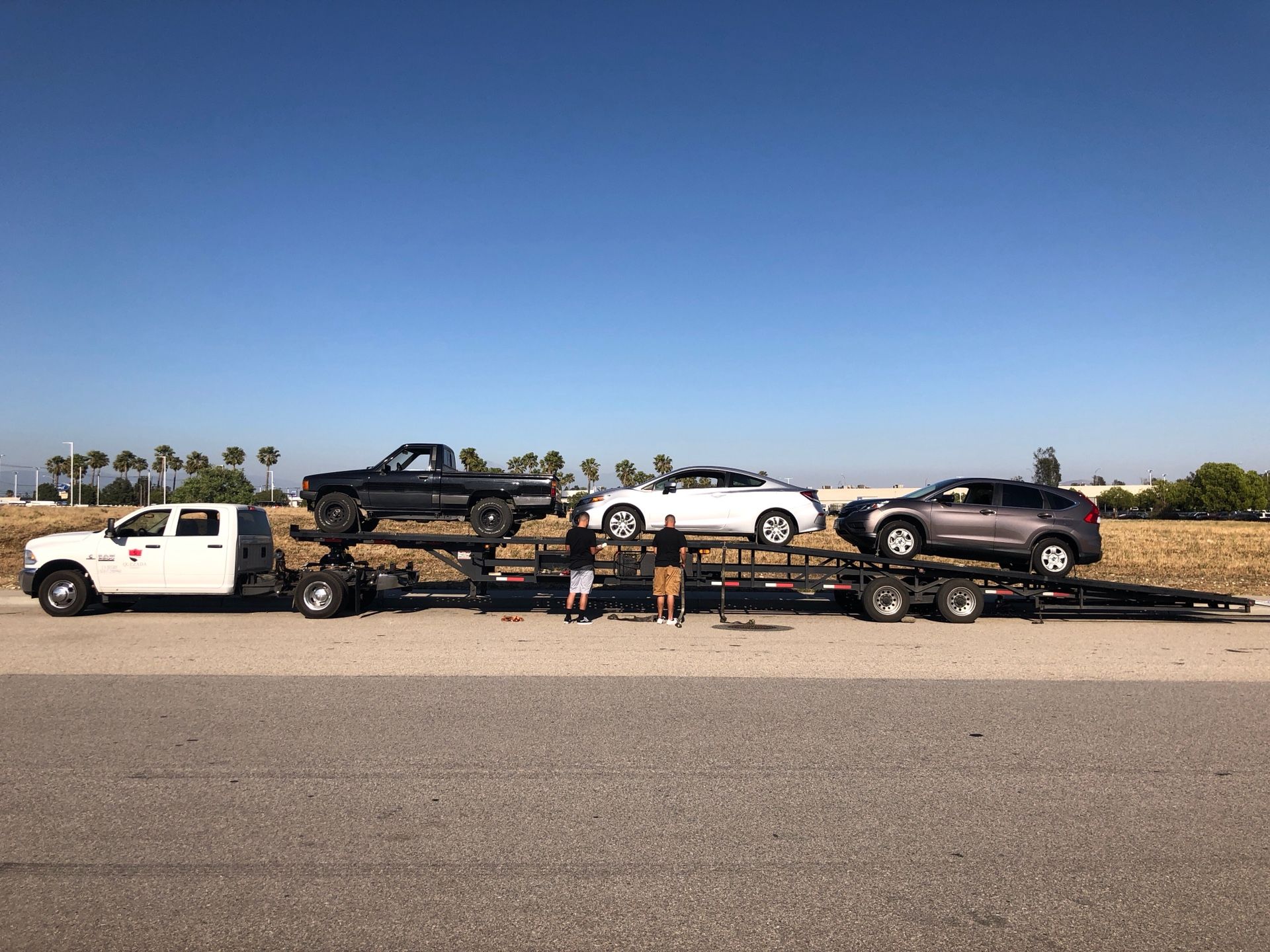 2013 Low Profile Take 3 Car trailer