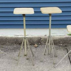 Vintage Projecting Tables/ Stands
