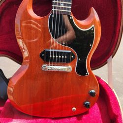 Gibson SG Junior 2021 JR w OHSC Single P90 Vintage Heritage Cherry