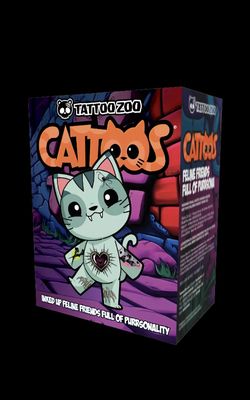 Cattoos Mystery Plush box