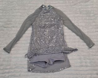 ✨ Silver Sequin Dance Competition Costume – Balera – Size MC – $65 OBO ✨