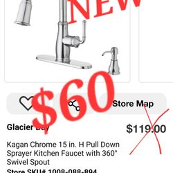   Kitchen Faucet With Soap Dispenser 