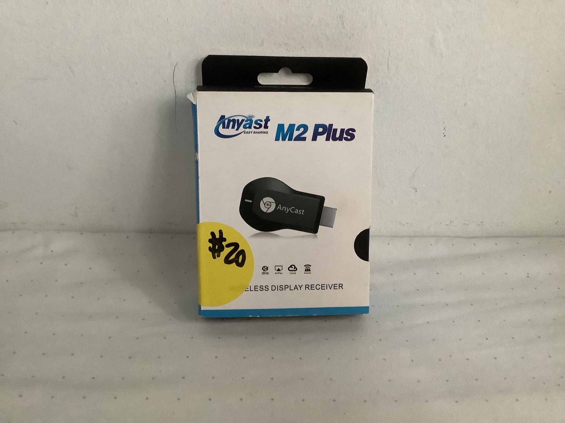AnyCast M4 Plus Wireless Display Dongle TV Stick WIFI Receiver Airplay UNTESTED