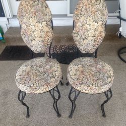 2 Wrought Iron Chairs 