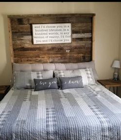 Rustic, barn board Custom made furniture. Cost depending on size.