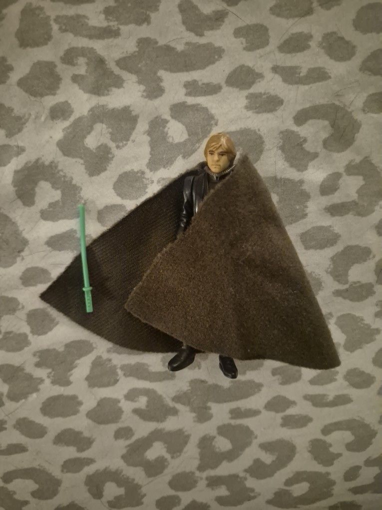 1982 Star Wars ROTJ Jedi Luke Skywalker With Cloak And Lightsaber No Blaster