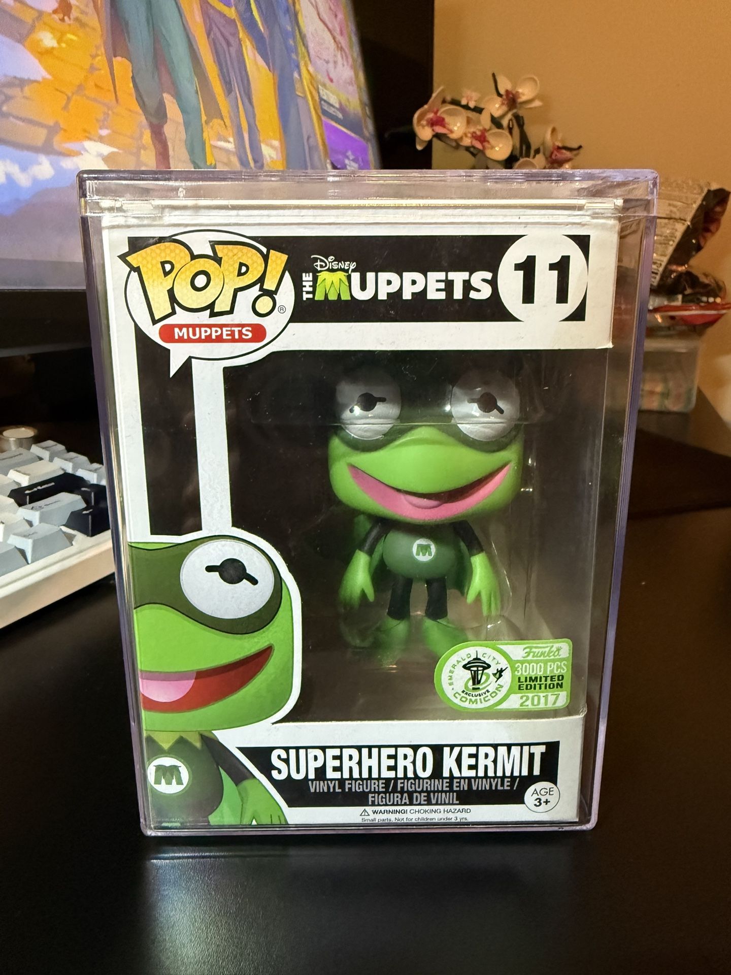 Super Hero Kermit 2017 Limited Edition With Case