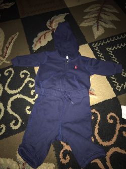 3 month Ralph Lauren Sweat outfit