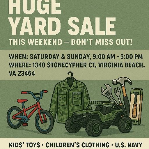 Huge Yard Sale