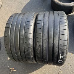 2 tires 325-30-21 Michelin Good Condition $160 For Both Mounted and Balanced