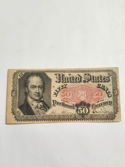1875 Fifty Cents / Half Dollar Fractional Currency