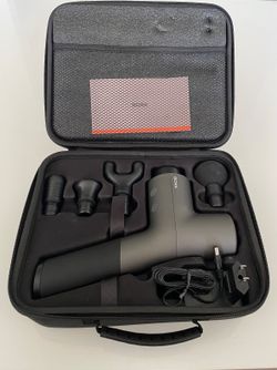 Bork Professional Deep Tissue Vibrating Percussion Massage Gun - Black 5 speed