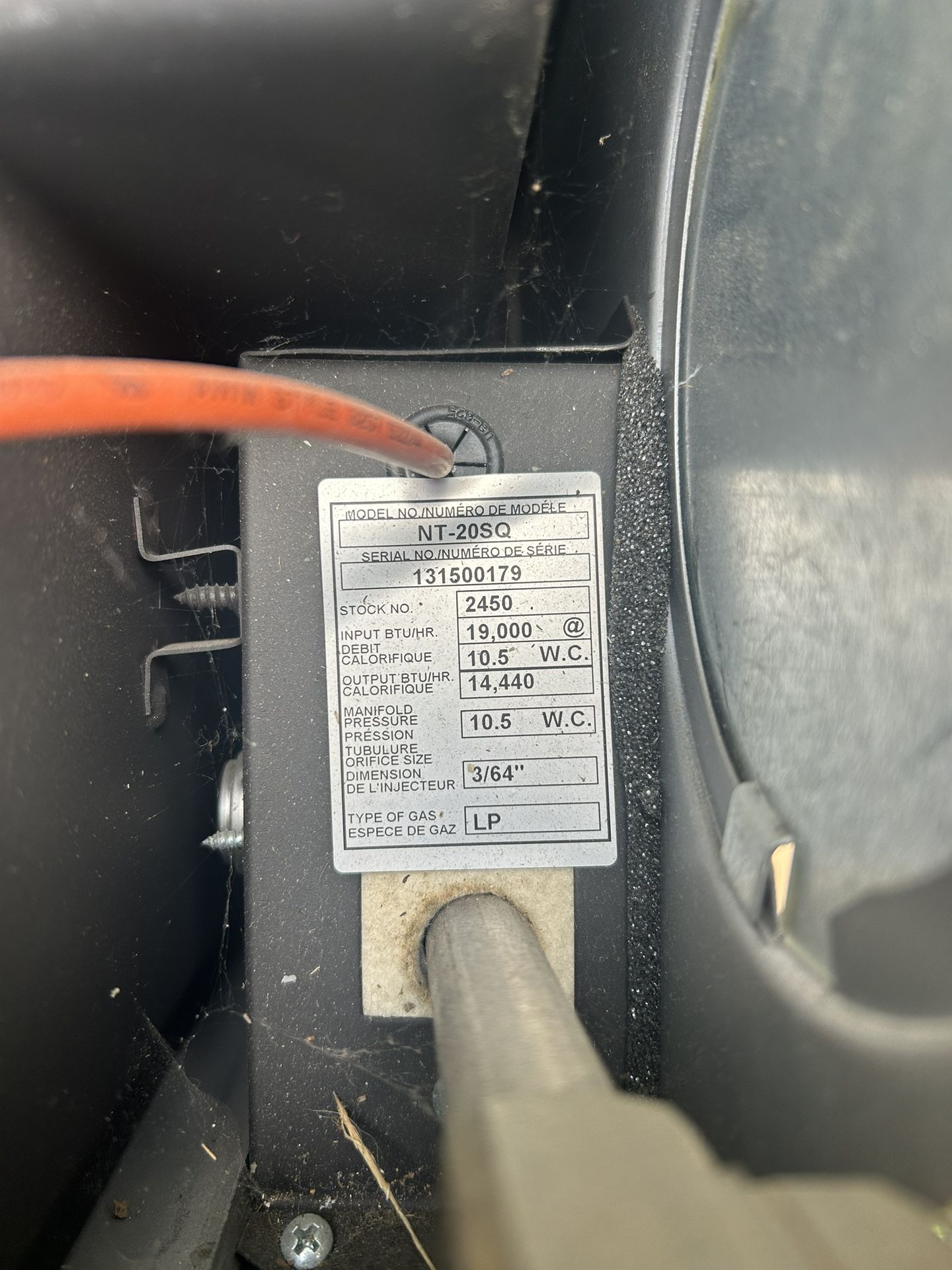 Suburban NT-20SQ RV Propane Heater