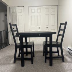 Dining Table With 2 Chairs Set