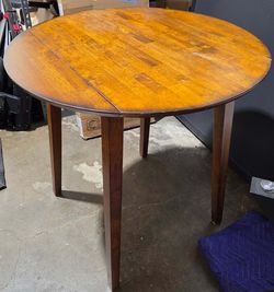 Bar Height Drop Leaf Kitchen / Dining Table, 36" x 36"h