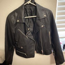 Black Leather Jacket M