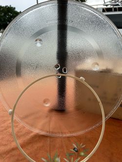 Microwave glass plate