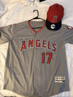 Majestic Althetic Los Angeles Angels Ohtani Jersey And New Era Angels SnapBack