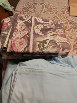 Two freshly washed king size sheet sets. Price Ea set