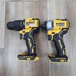 NEW DeWalt 20V Brushless Hammer Drill & Impact Driver Combo TOOLS ONLY