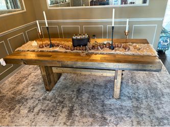 87” West Elm Reclaimed Wood Dining Table