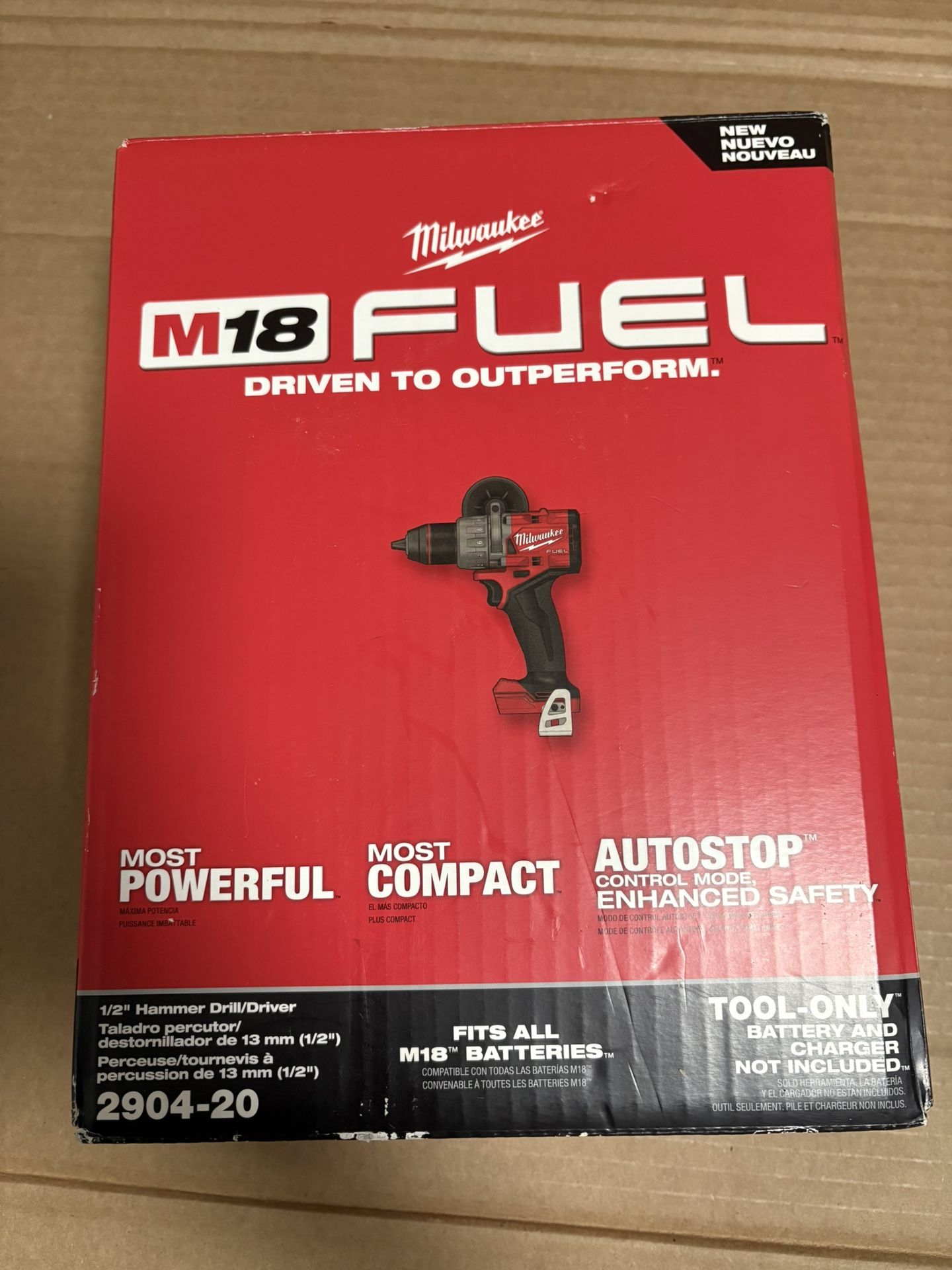 Milwaukee M18 Brushless Cordless 3 Speed Hammer Drill Tool Only