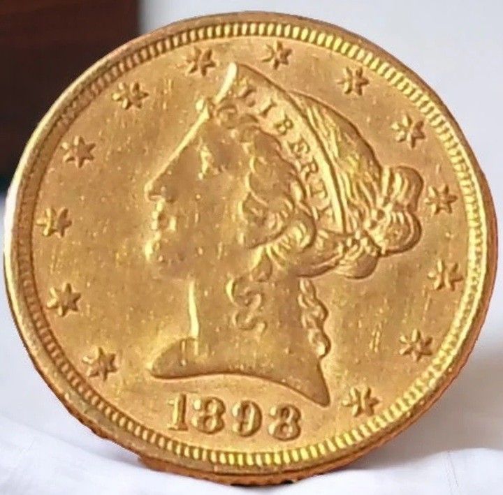 1898 Liberty Head $5 Gold Coin