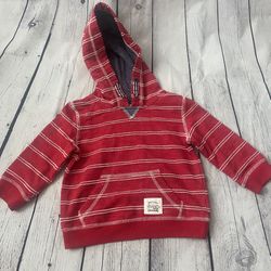Koala Kids 6/9M Red Stripped Sweatshirt