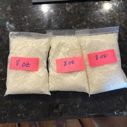 8oz Packages Soy wax, Candle Fragrance (Hazelnut coffee), Candle Warning Stickers 