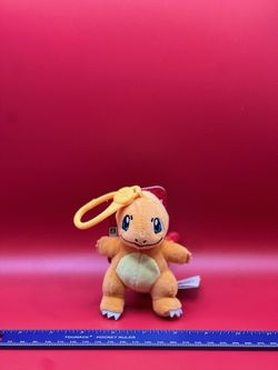 Charmander Pokémon Plush Keychain. Aprx. 5”