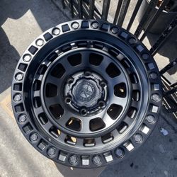 NEW 17” AMERICAN OUTLAW WHEELS FOR TOYOTA TACOMA 4RUNNER SILVERADO SIERRA 1600 GM