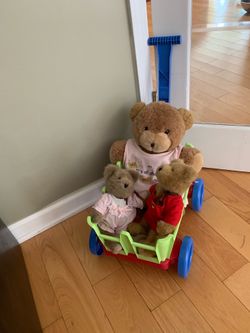 Sweet Teddy Bear Wagon
