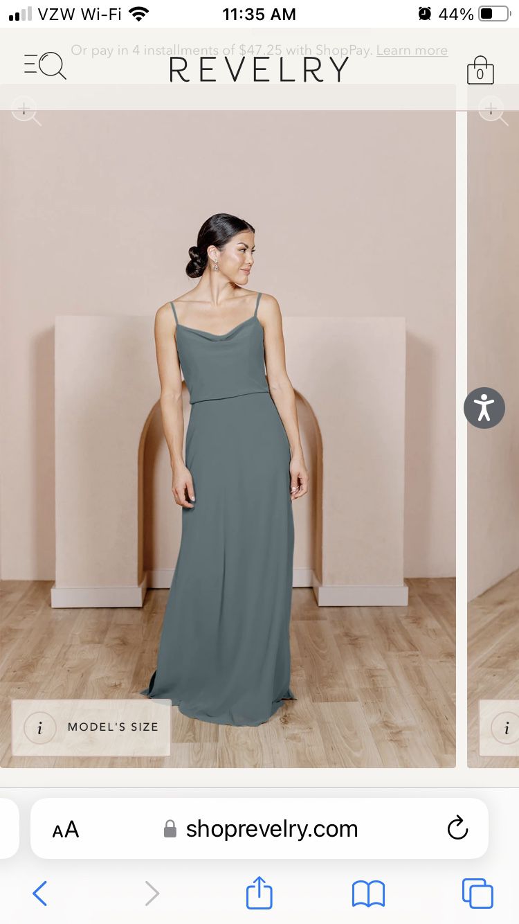 Revelry Brand Skye Dress - Size 2 (Eucalyptus)