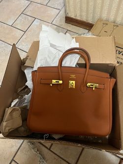 Gorgeous Large Brownish Orange Satchel Purse Brand New