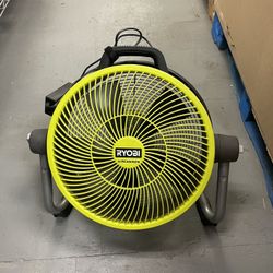 Ryobi 18V/AC Hybrid Air Cannon Fan - Heavy Duty - $100 