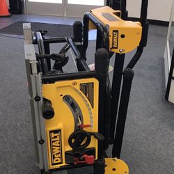 Dewalt  10” Table Saw With Rolling Stand model DWE7491