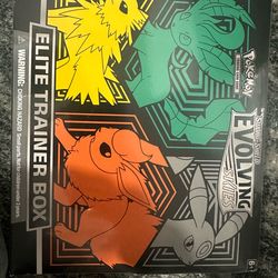 Evolving Skies Elite Trainer Box(Flareon/Jolteon/Umbreon/Leafeon) FACTORY SEALED
