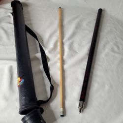 Players 307 billiard cue with Pro Series Black Leather Case