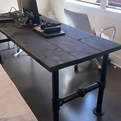 Amazing, Custom-made, Industrial Desk - 6 Foot by 27 Inches