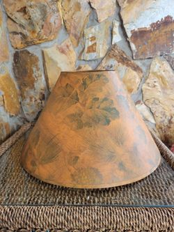 Floral Covered Lamp Shade