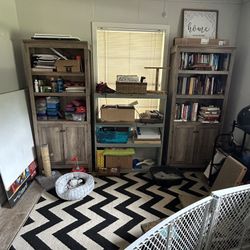Matching Book Shelves 