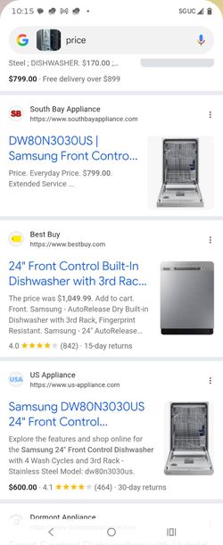 Samsung dishwasher