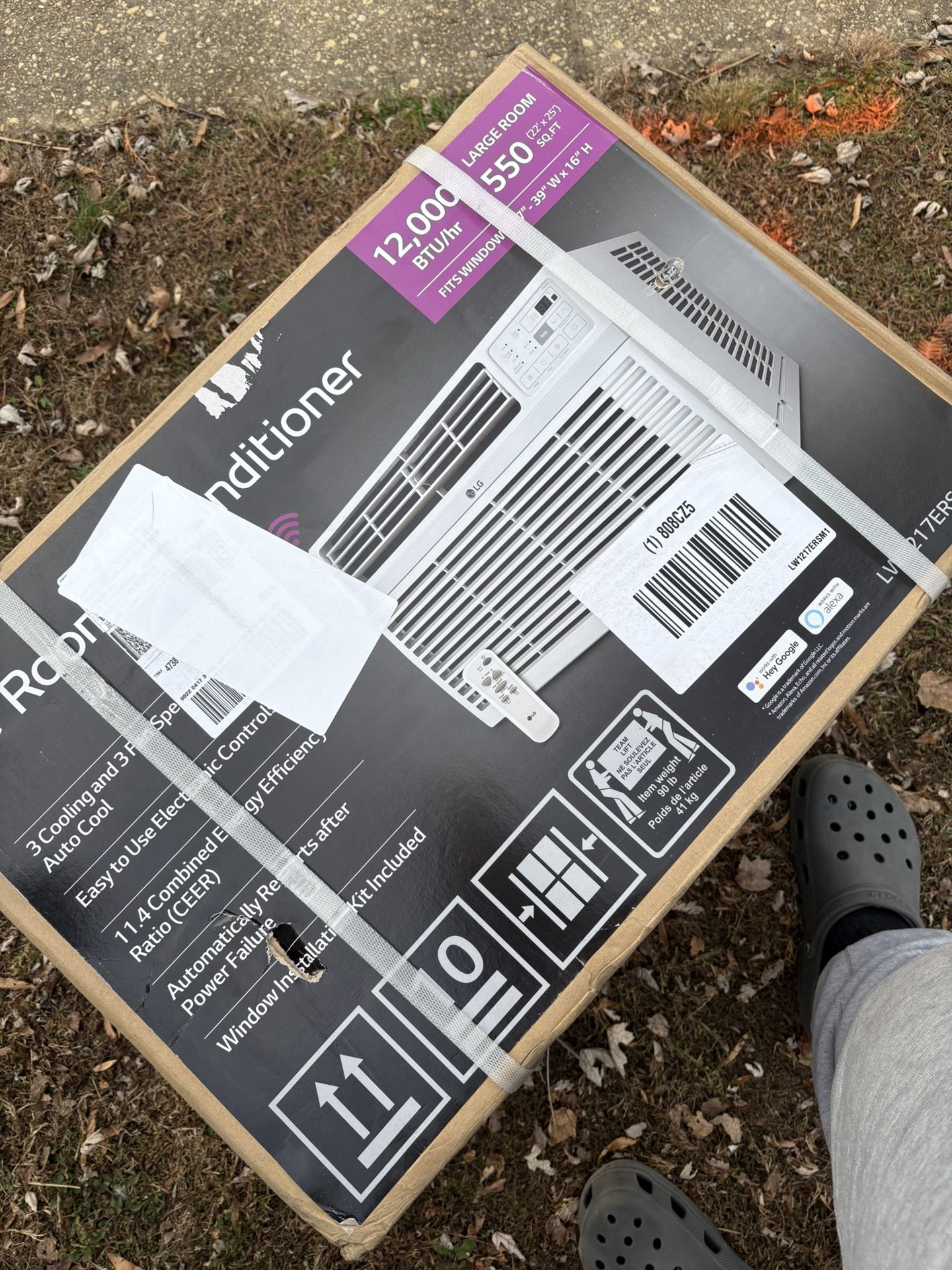 Brand New LG Room Air Conditioner Window Unit